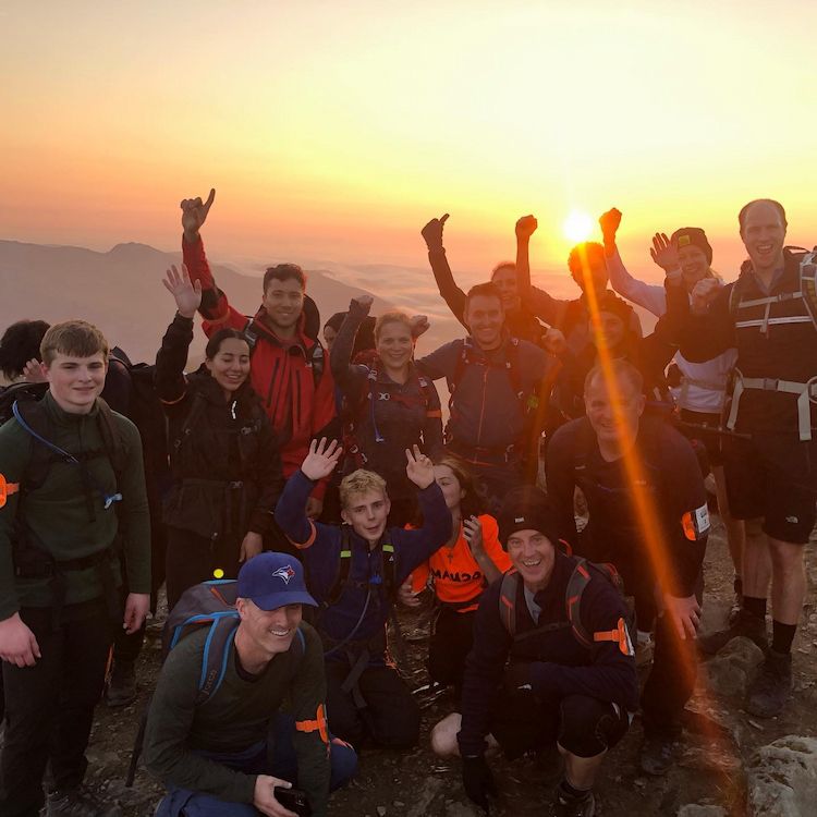 We made it to the top